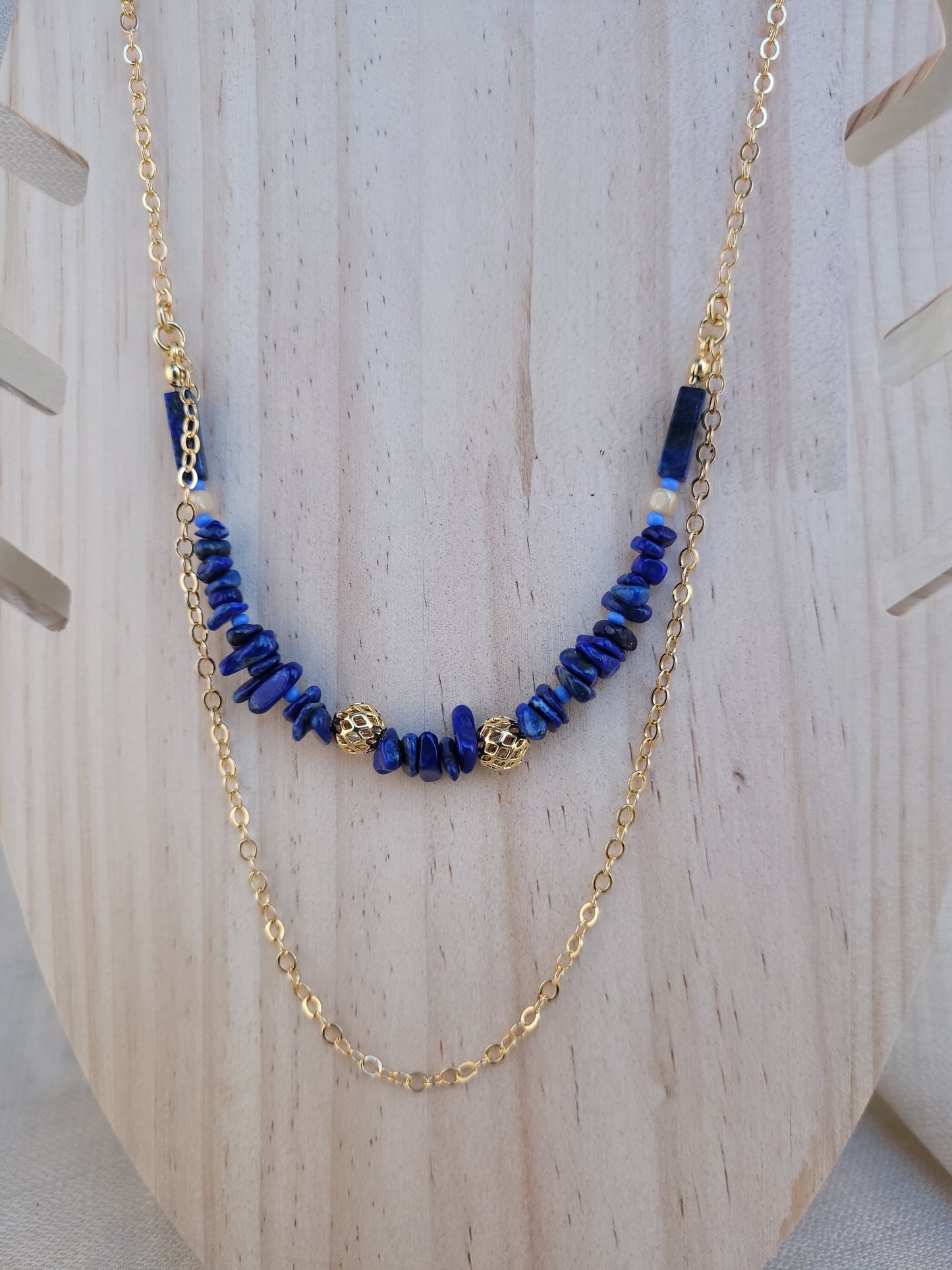 Collier multi rang en Lapis Lazuri Istanbul