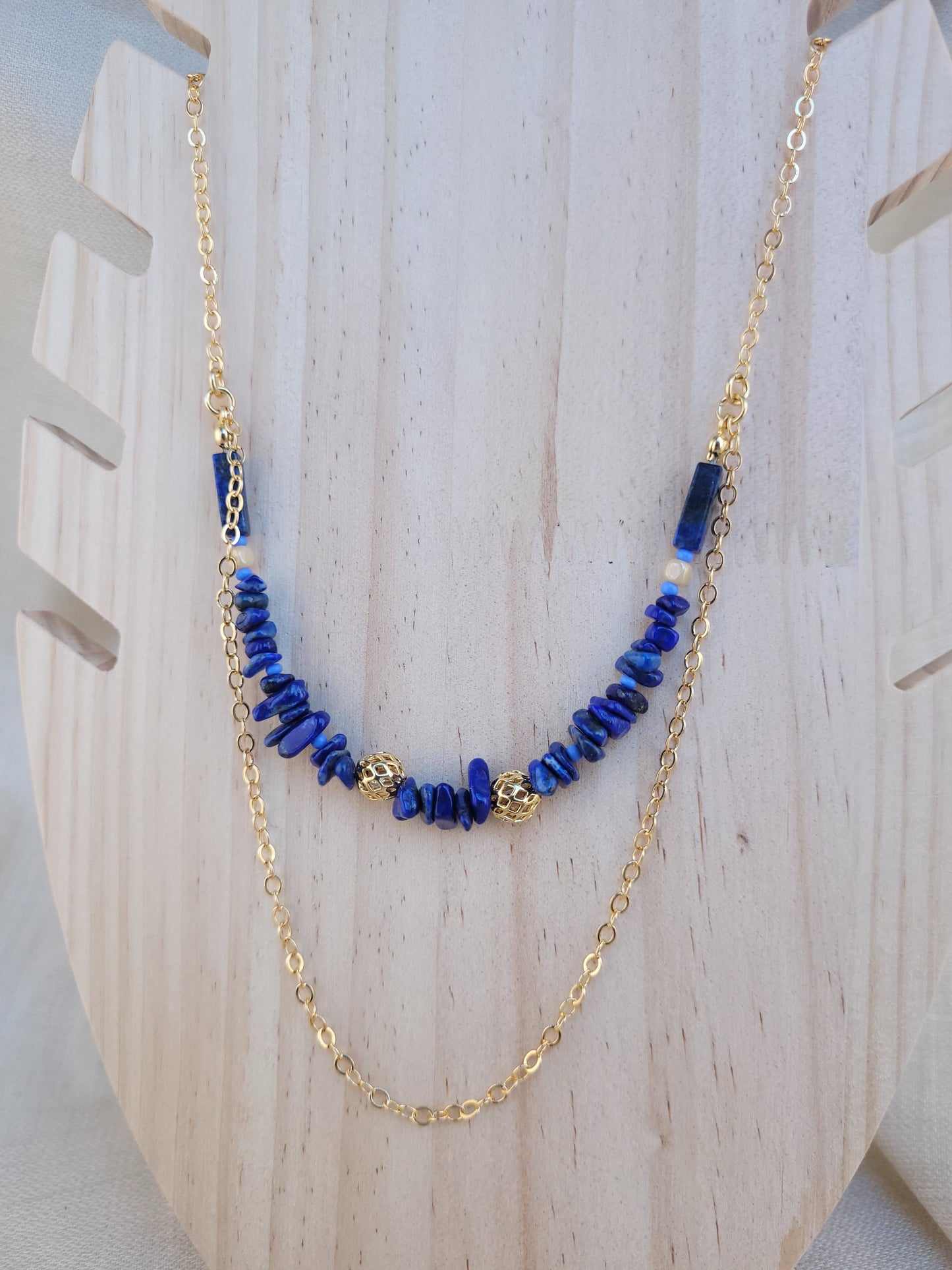 Collier multi rang en Lapis Lazuri Istanbul