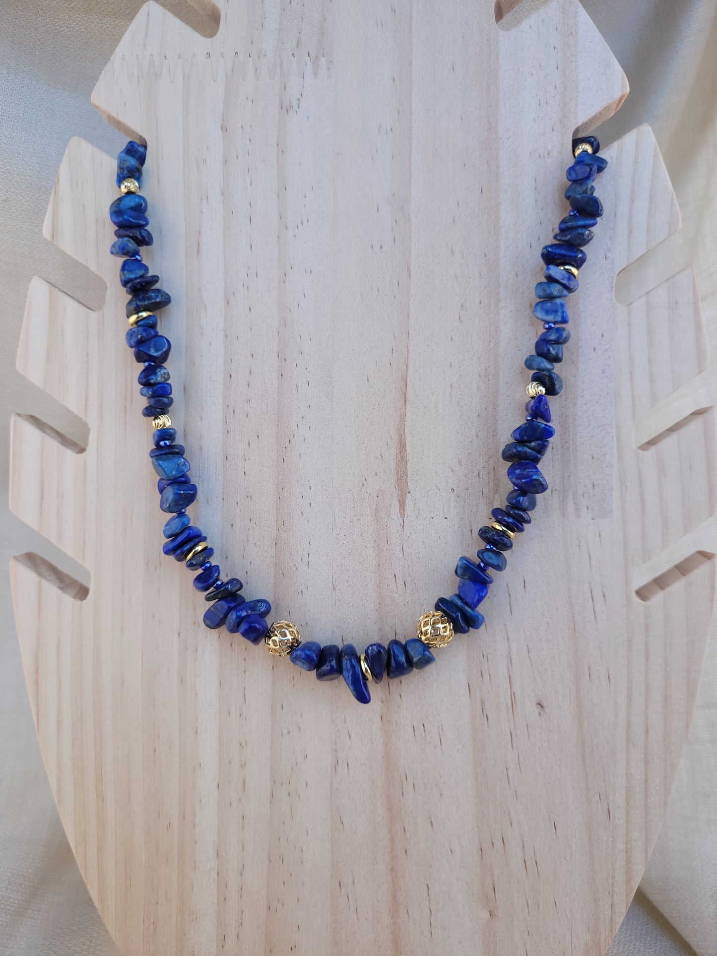 Collier recto verso Lapis Lazuri Sao Polo
