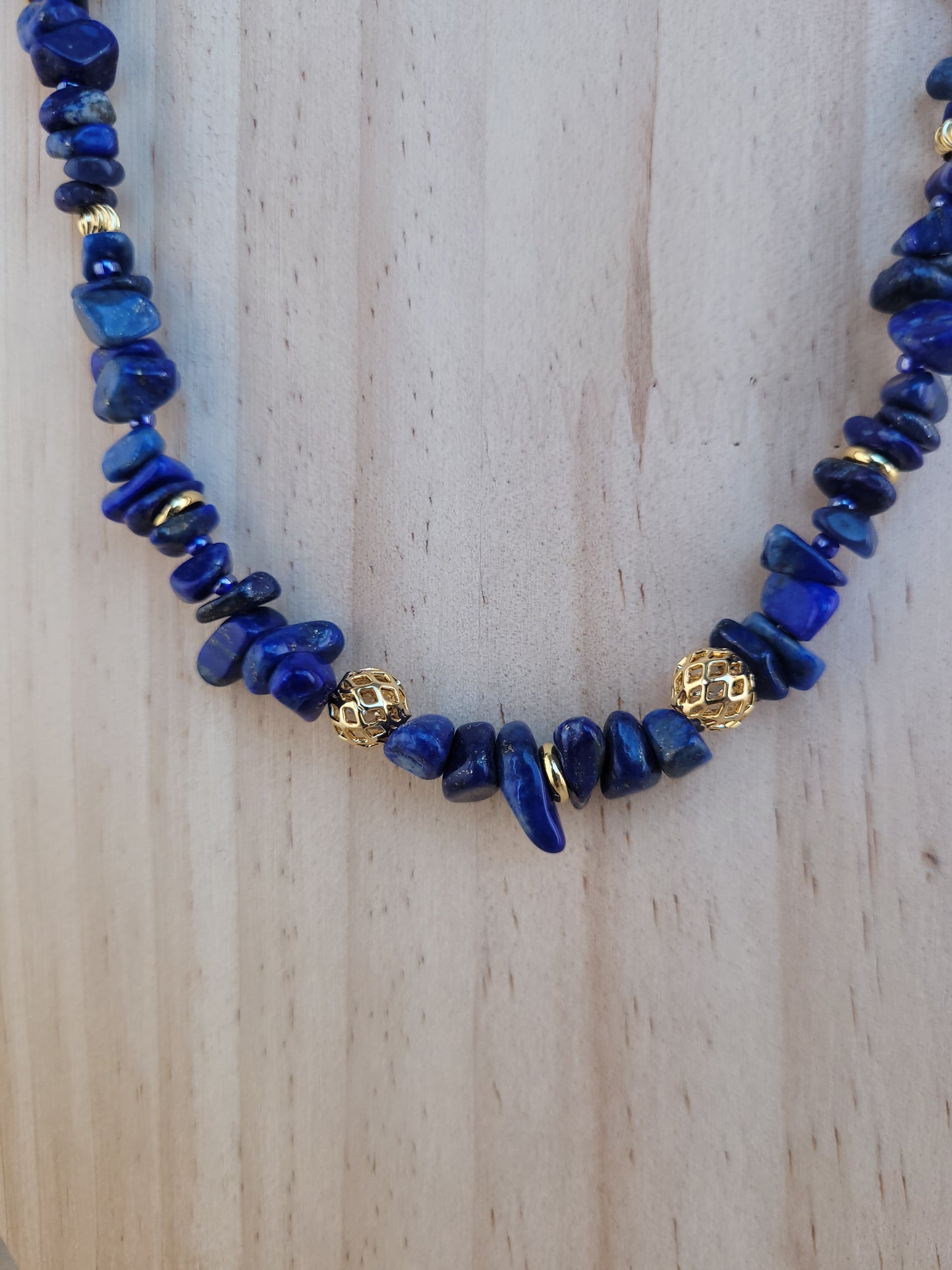 Collier recto verso Lapis Lazuri Sao Polo