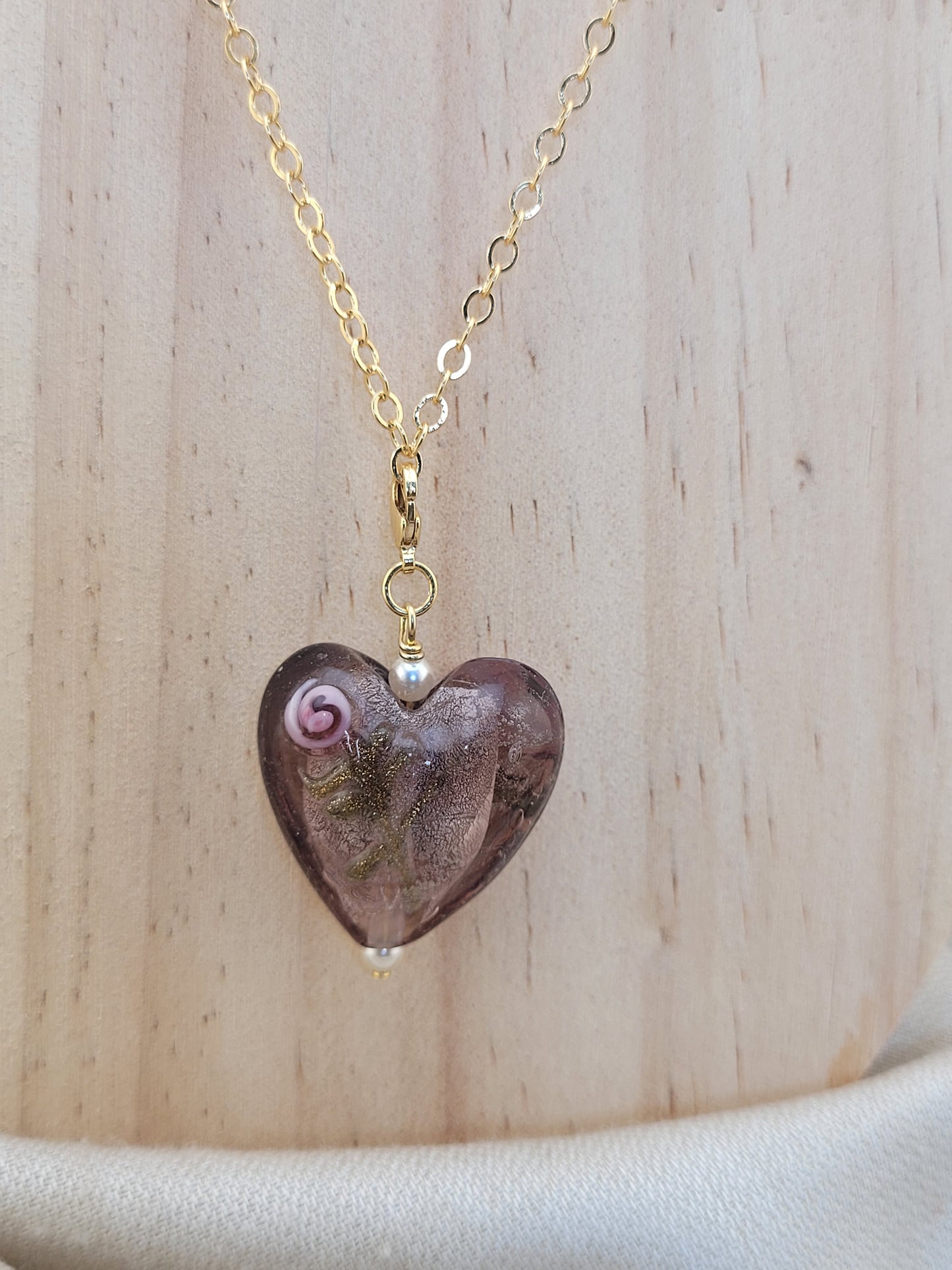 Collier avec pendentif coeur Manaus