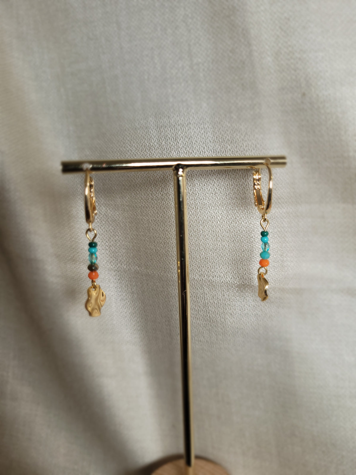 Boucles d'oreilles pendantes Turquoise Ranchi