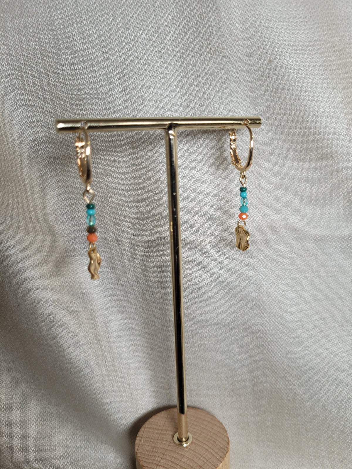 Boucles d'oreilles pendantes Turquoise Ranchi